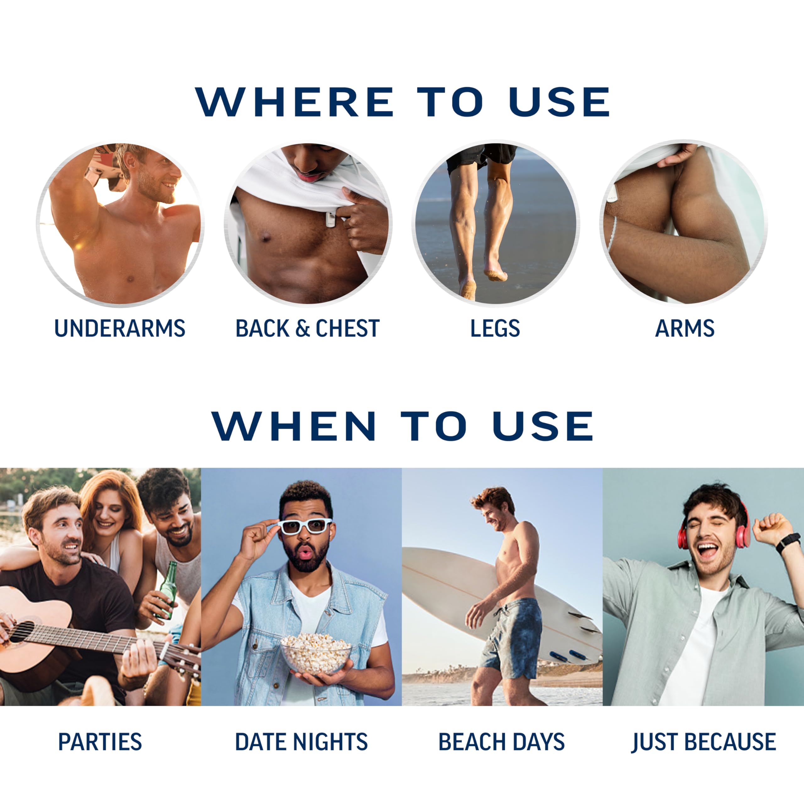 Veet Men Hair Removal Cream for Sensitive Skin, 13.5 fl oz, Painless Long-Lasting Fast-Acting Clean Look, Dermatologically Tested Depilatory Cream. Use on Chest, Back, Arms, Legs & Underarms(Pack of 2)