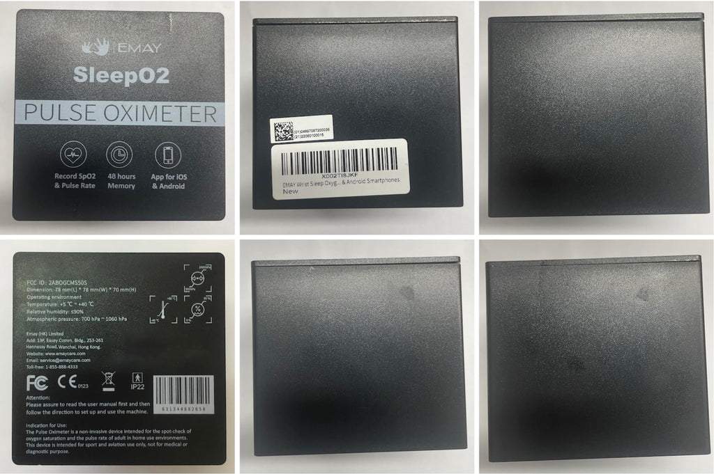 EMAY SleepO2 Wrist Pulse Oximeter & Sleep Monitor