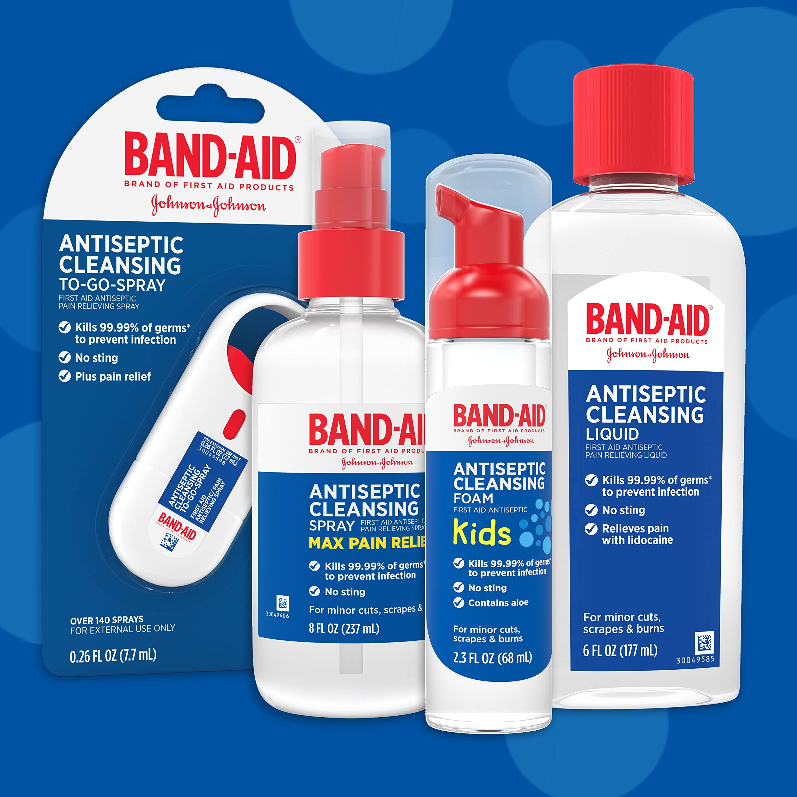 Band-Aid Antiseptic Cleansing Spray for Wound Care