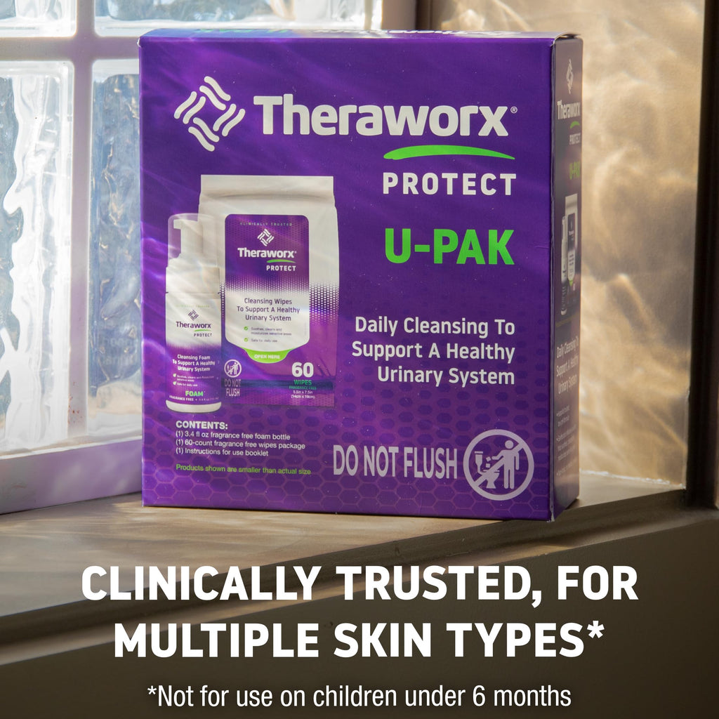 Theraworx Protect Urinary Health Wipes & Hygiene Foam