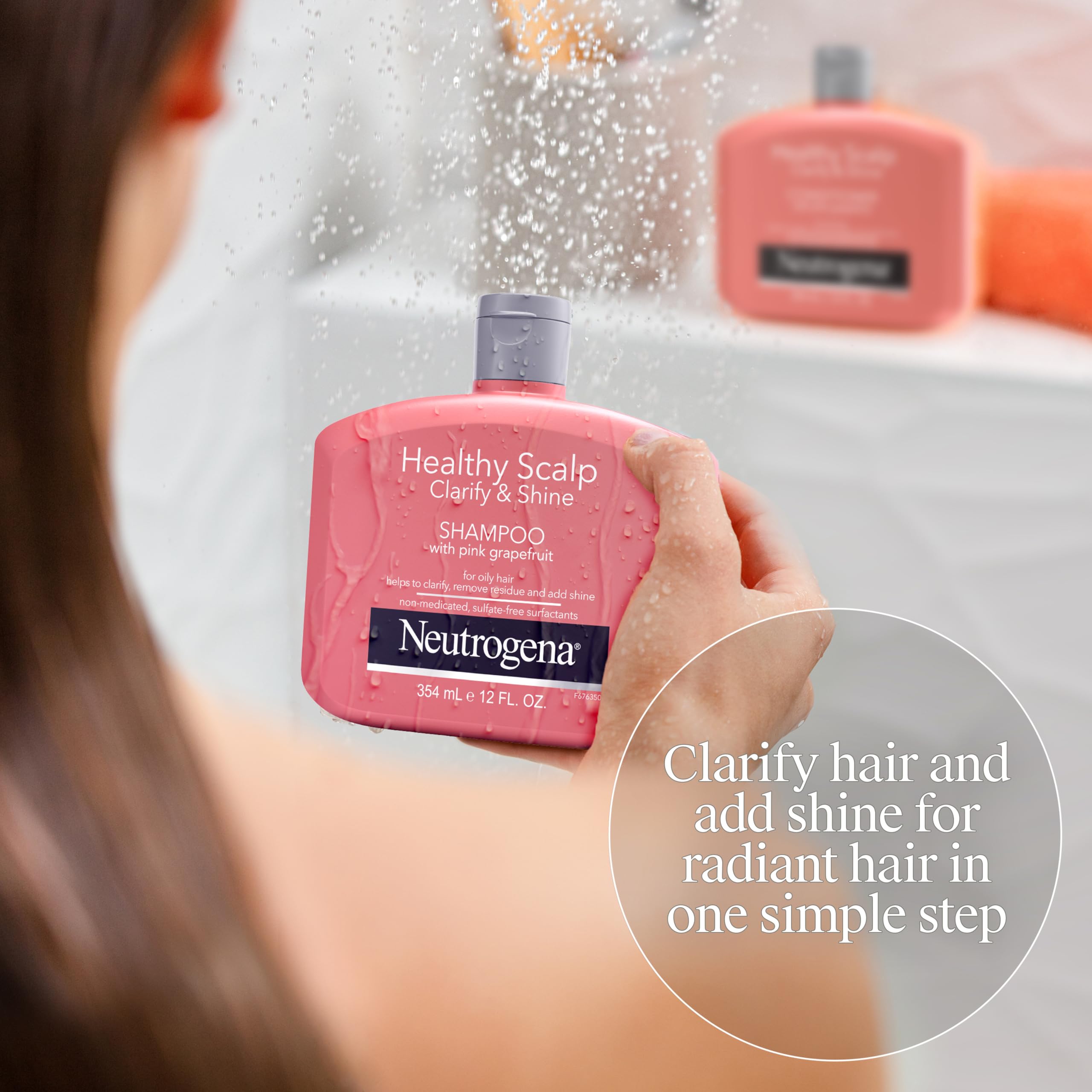 Neutrogena Healthy Scalp Clarify & Shine Shampoo, Pink Grapefruit 12 fl oz