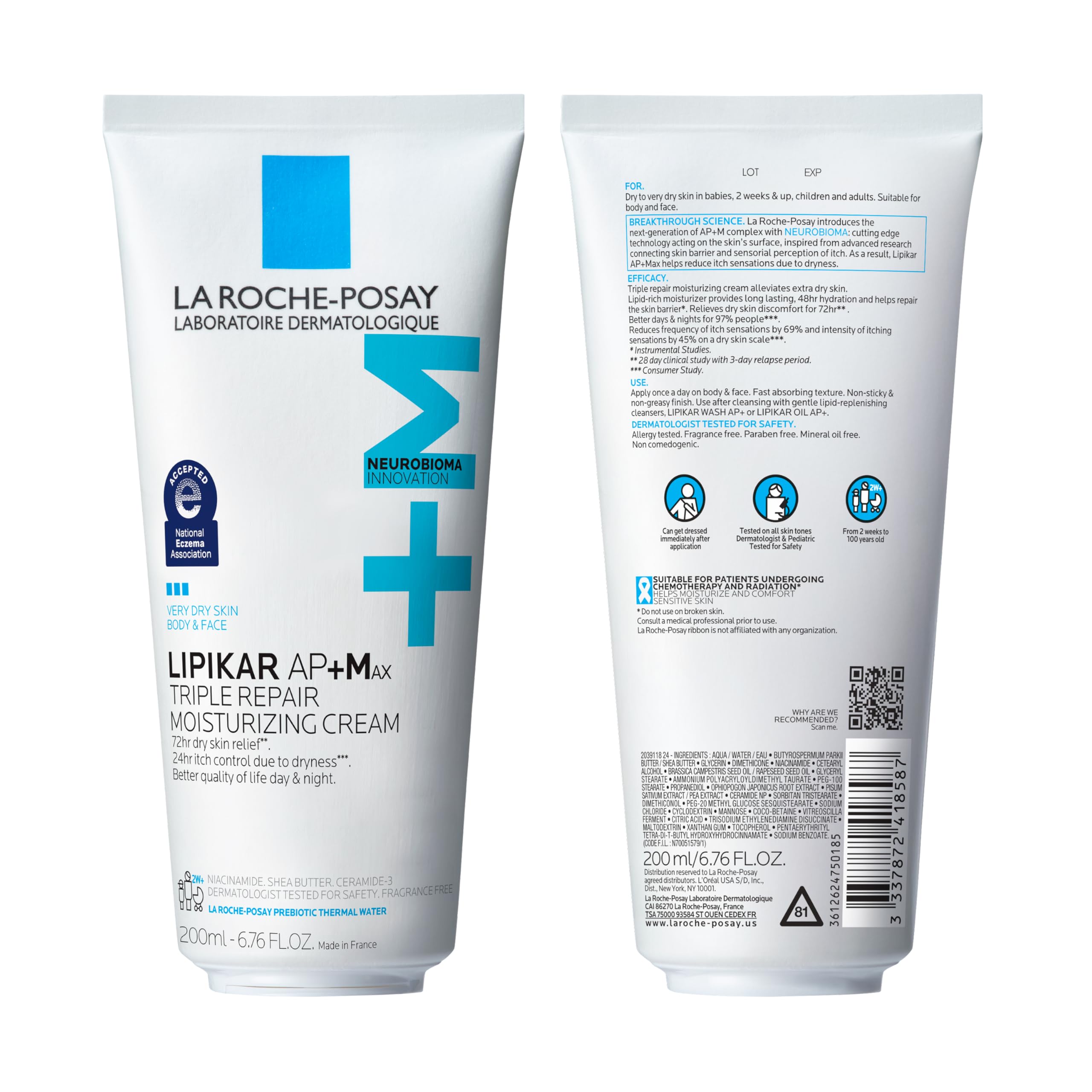La Roche-Posay Lipikar AP+MAX Triple Repair Moisturizing Body Cream