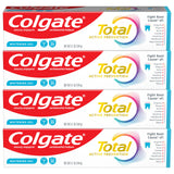 Colgate Total Whitening Fluoride Toothpaste Gel 5.1 Oz 4-Pack